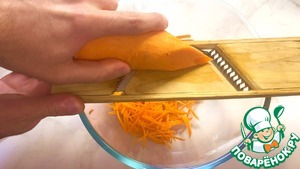 Теплый салат с фунчозой и овощами Теплый салат с фунчозой и овощами