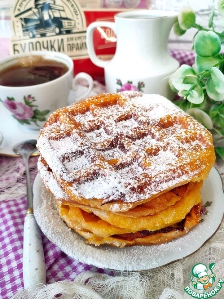 Тыквенные вафли из булочек "ПРАЙМ" Тыквенные вафли из булочек "ПРАЙМ"