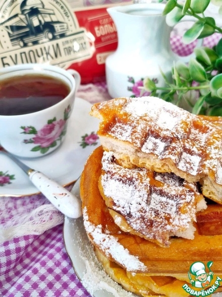 Тыквенные вафли из булочек "ПРАЙМ" Тыквенные вафли из булочек "ПРАЙМ"