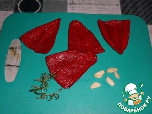 Закуска из сладкого перца и бекона Закуска из сладкого перца и бекона