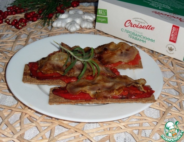 Закуска из сладкого перца и бекона Закуска из сладкого перца и бекона