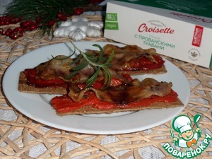 Закуска из сладкого перца и бекона Закуска из сладкого перца и бекона