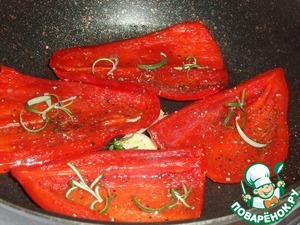 Закуска из сладкого перца и бекона Закуска из сладкого перца и бекона