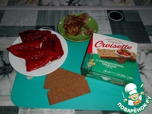 Закуска из сладкого перца и бекона Закуска из сладкого перца и бекона