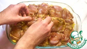 Запеченная курица с картофелем айдахо