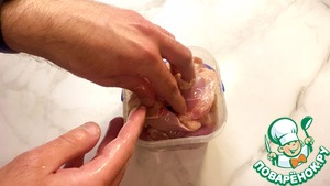 Запеченная курица с картофелем айдахо