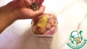 Запеченная курица с картофелем айдахо