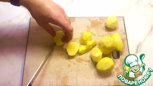 Запеченная курица с картофелем айдахо