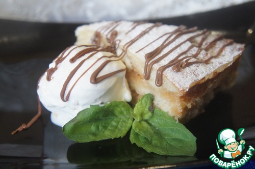 Яблочный пирог "3 стакана"