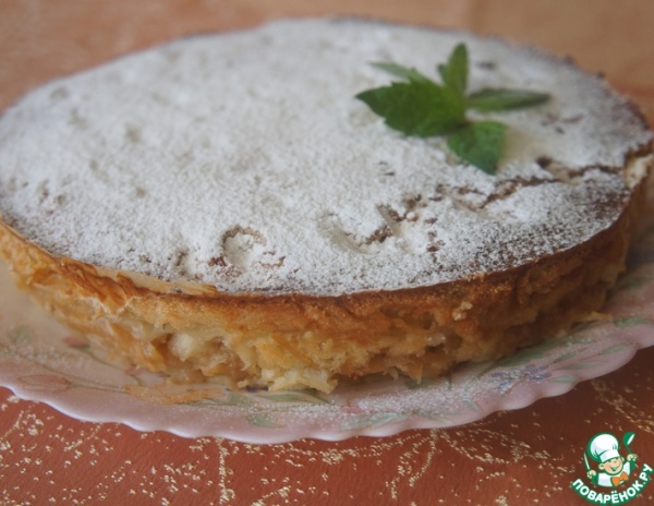 Яблочный пирог "3 стакана"