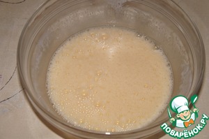 Шоколадный пирог с творожными шариками