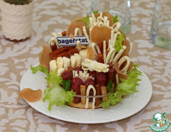 Бенто торт "Закусочный"