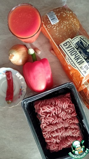 Бургер для пикника " Слоппи джо" Бургер для пикника " Слоппи джо"