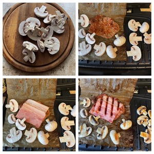 Бургер с яйцом пашот Бургер с яйцом пашот