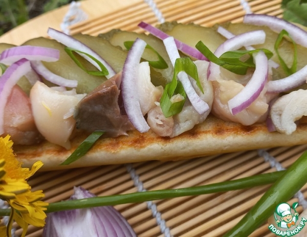 Бутерброд со скумбрией Бутерброд со скумбрией