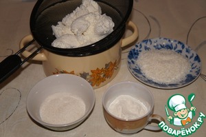 Шоколадный пирог с творожными шариками