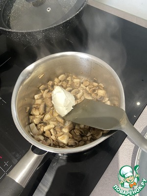 Чизбургер с грибным соусом Чизбургер с грибным соусом