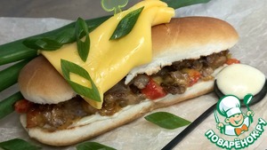 Чизстейк-сэндвич с говядиной Чизстейк-сэндвич с говядиной