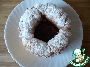 Десертные корзиночки из булочек Десертные корзиночки из булочек