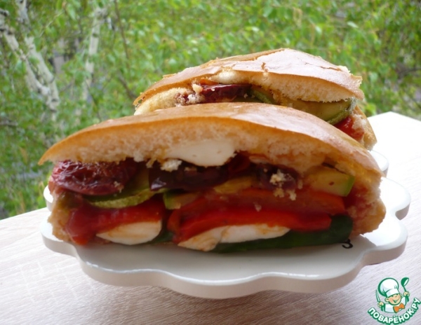 Фаршированные булочки для пикника