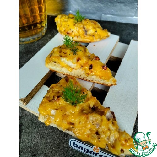 Горячие бутерброды "Под пиво" Горячие бутерброды "Под пиво"