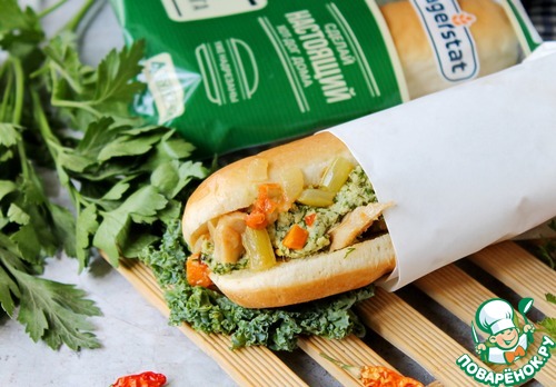 Хот дог по мативам Лампредотто Хот дог по мативам Лампредотто