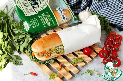 Хот дог по мативам Лампредотто Хот дог по мативам Лампредотто