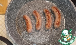 Хот-дог с колбасками Хот-дог с колбасками