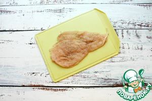 Хот дог с куриными рулетиками Хот дог с куриными рулетиками