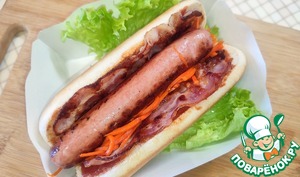 Хот-дог "Утренний" Хот-дог "Утренний"