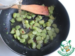 Омлет с черемшой и ревенем Омлет с черемшой и ревенем