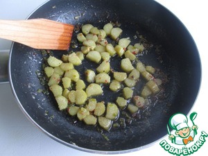 Омлет с черемшой и ревенем Омлет с черемшой и ревенем