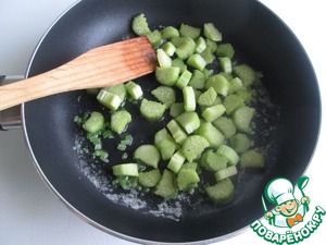 Омлет с черемшой и ревенем Омлет с черемшой и ревенем