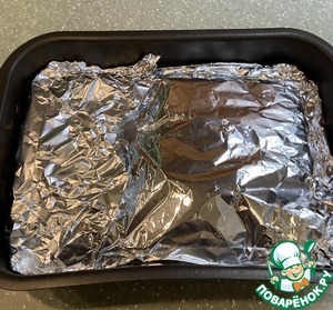 Палтус на луковой подушке Палтус на луковой подушке