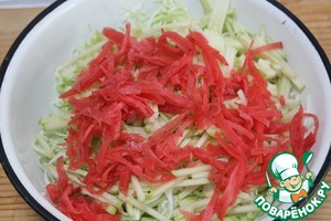 Салат из капусты с маринованным имбирем Салат из капусты с маринованным имбирем