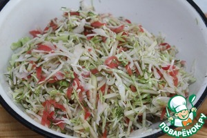 Салат из капусты с маринованным имбирем Салат из капусты с маринованным имбирем