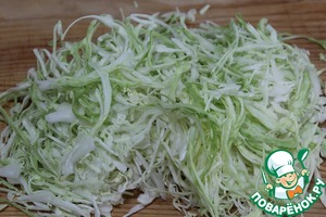 Салат из капусты с маринованным имбирем Салат из капусты с маринованным имбирем