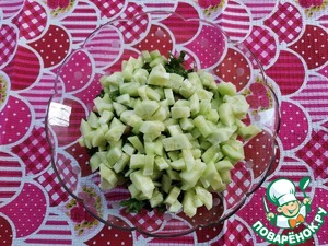 Салат с фасолью "Дачный" Салат с фасолью "Дачный"