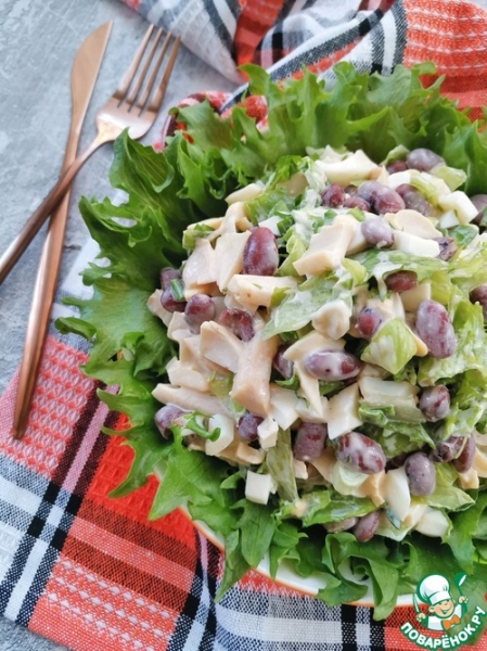 Салат с грибами "Секрет" Салат с грибами "Секрет"