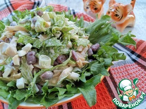 Салат с грибами "Секрет" Салат с грибами "Секрет"