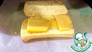 Сэндвич с жареным яйцом в чиабатте