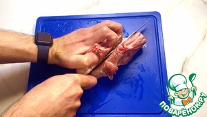 Свиные стейки на сковороде