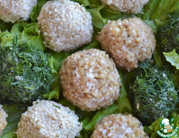 Закуска из печени трески с творогом Закуска из печени трески с творогом