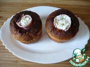 Запеченные булочки с начинкой Запеченные булочки с начинкой