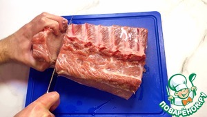 Запеченные свиные стейки с овощами