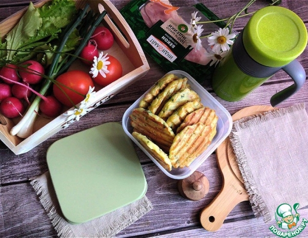 Оладьи-гриль с припёком Оладьи-гриль с припёком