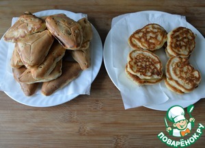 Ленивые пирожки с индейкой и капустой