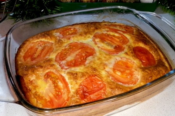 Курица в яично-сметанной заливке с сыром Курица в яично-сметанной заливке с сыром