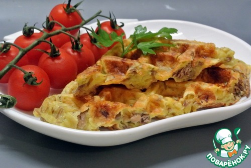 Вафли с мясом индейки Вафли с мясом индейки