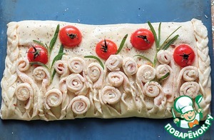 Пирог с ветчиной и творожным сыром Пирог с ветчиной и творожным сыром